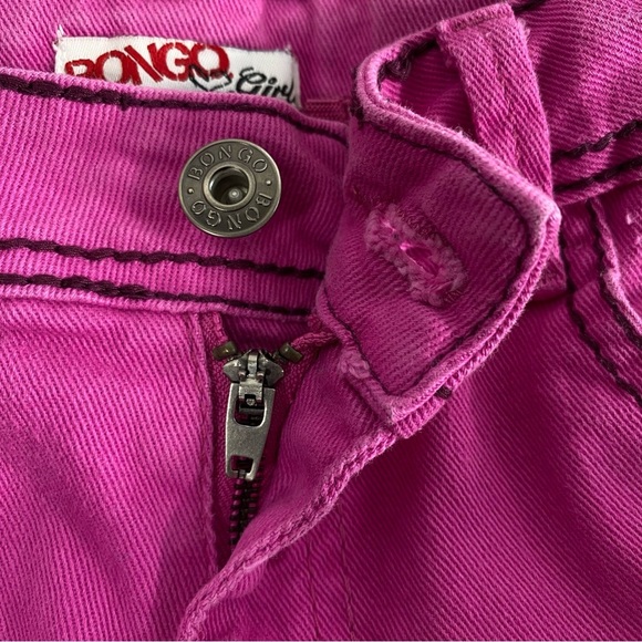 Bongo Girls Vintage Magenta Straight Leg Mid Rise Jeans - Picture 3 of 8
